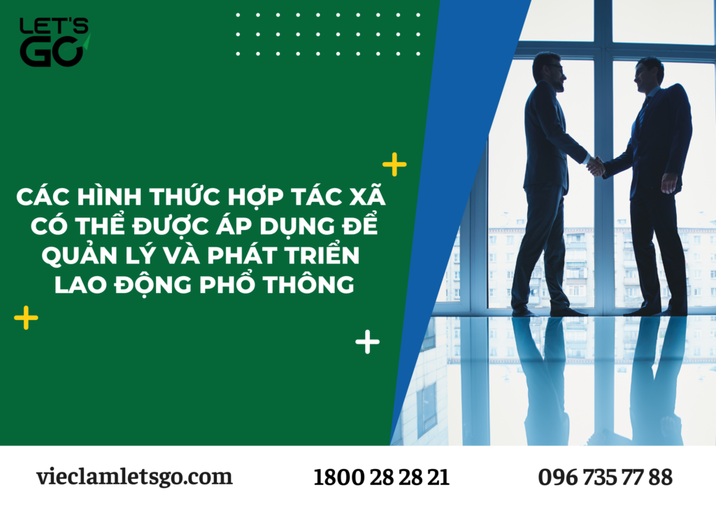 Các hình thức hợp tác xã có thể được áp dụng để quản lý và phát triển lao động phổ thông