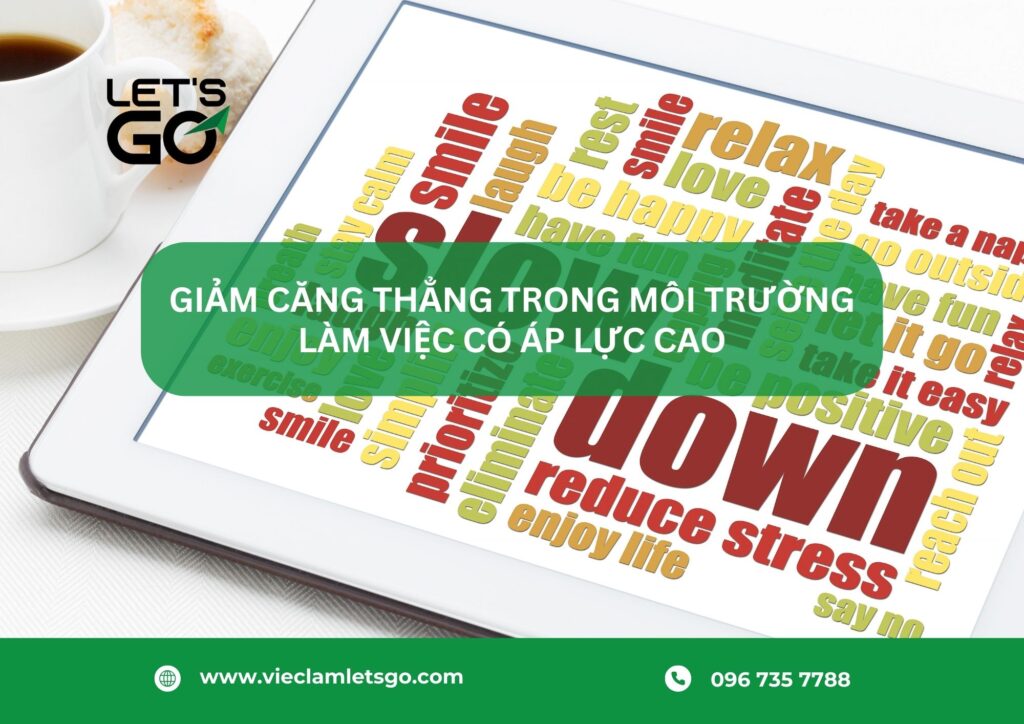 Giảm căng thẳng trong môi trường làm việc có áp lực cao