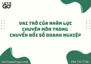 VAI TRÒ CỦA NHÂN LỰC CHUYÊN MÔN TRONG CHUYỂN ĐỔI SỐ DOANH NGHIỆP NĂM 2030