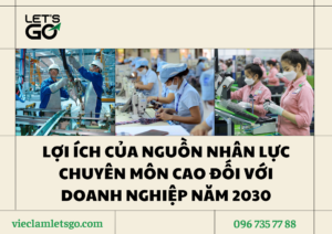 LỢI ÍCH CỦA NGUỒN NHÂN LỰC CHUYÊN MÔN CAO ĐỐI VỚI DOANH NGHIỆP NĂM 2030