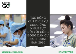 TÁC ĐỘNG CỦA DỊCH VỤ CUNG ỨNG NHÂN LỰC ĐỐI VỚI CỘNG ĐỒNG DÂN CƯ ĐỊA PHƯƠNG NĂM 2030