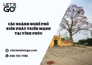 Các ngành nghề phổ biến phát triển mạnh tại Vĩnh Phúc