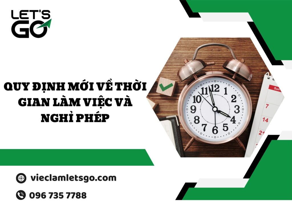 Quy định mới về thời gian làm việc và nghỉ phép