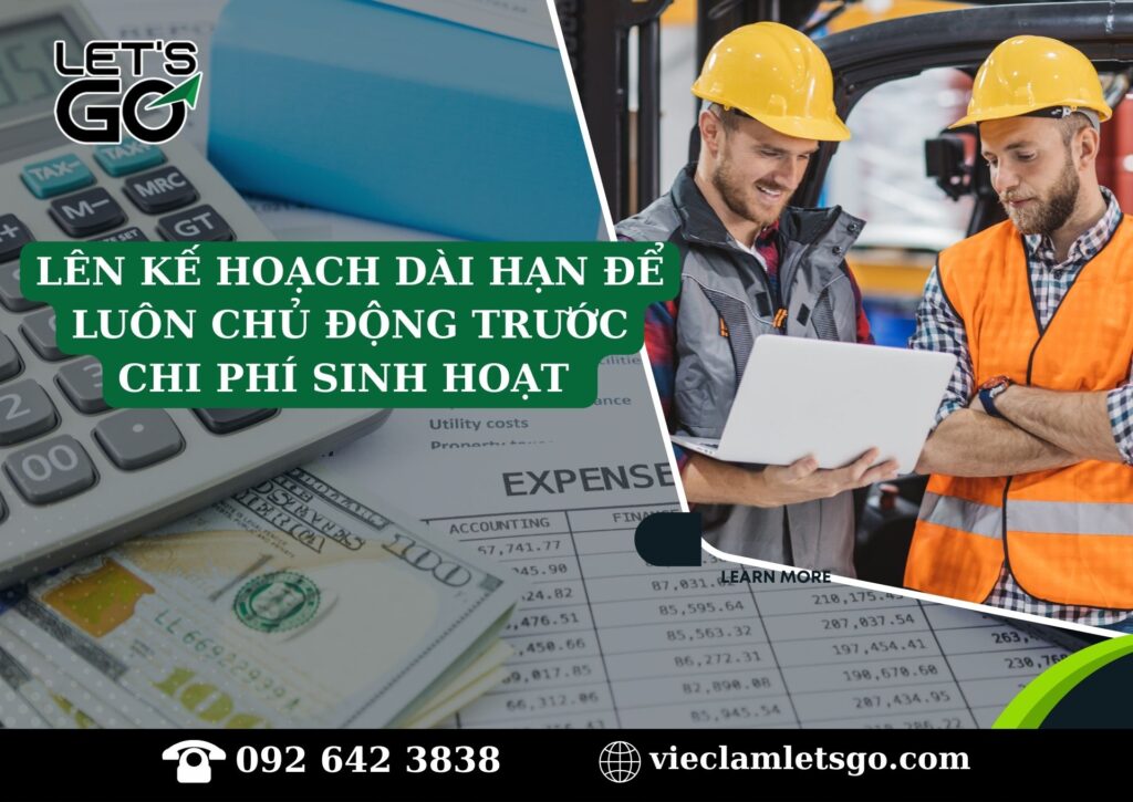 Lên kế hoạch dài hạn để luôn chủ động trước chi phí sinh hoạt