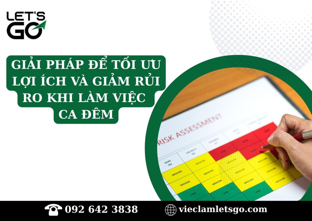 Giải pháp để tối ưu lợi ích và giảm rủi ro khi làm việc ca đêm
