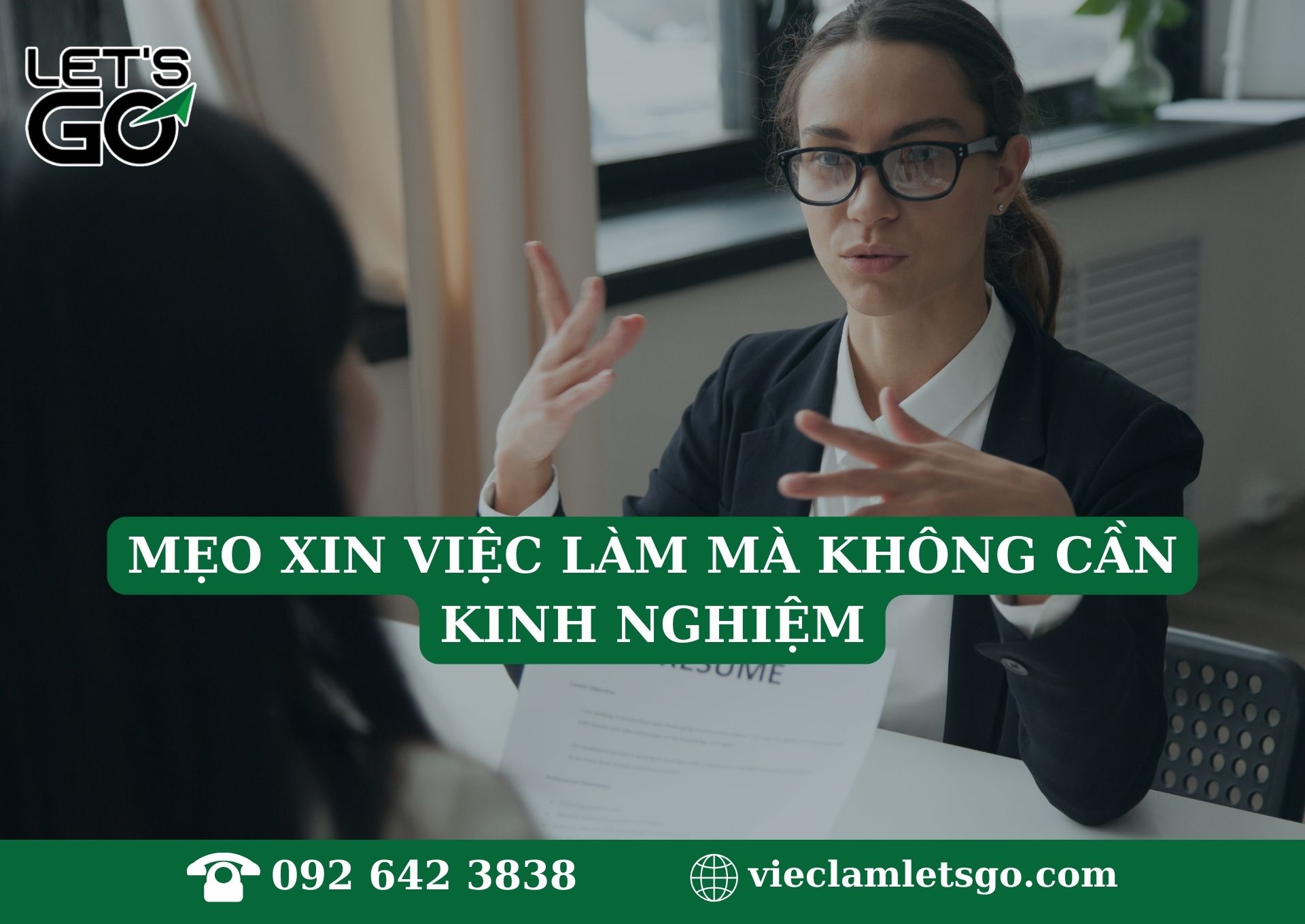MẸO XIN VIỆC LÀM MÀ KHÔNG CẦN KINH NGHIỆM