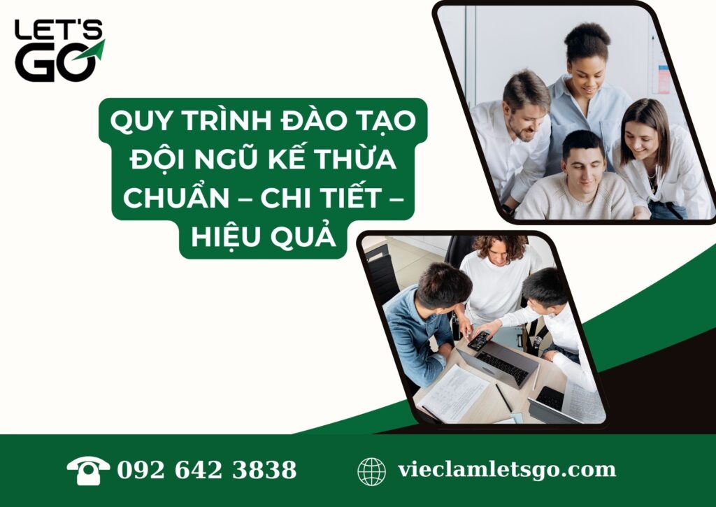 Quy trình đào tạo đội ngũ kế thừa chuẩn – chi tiết – hiệu quả