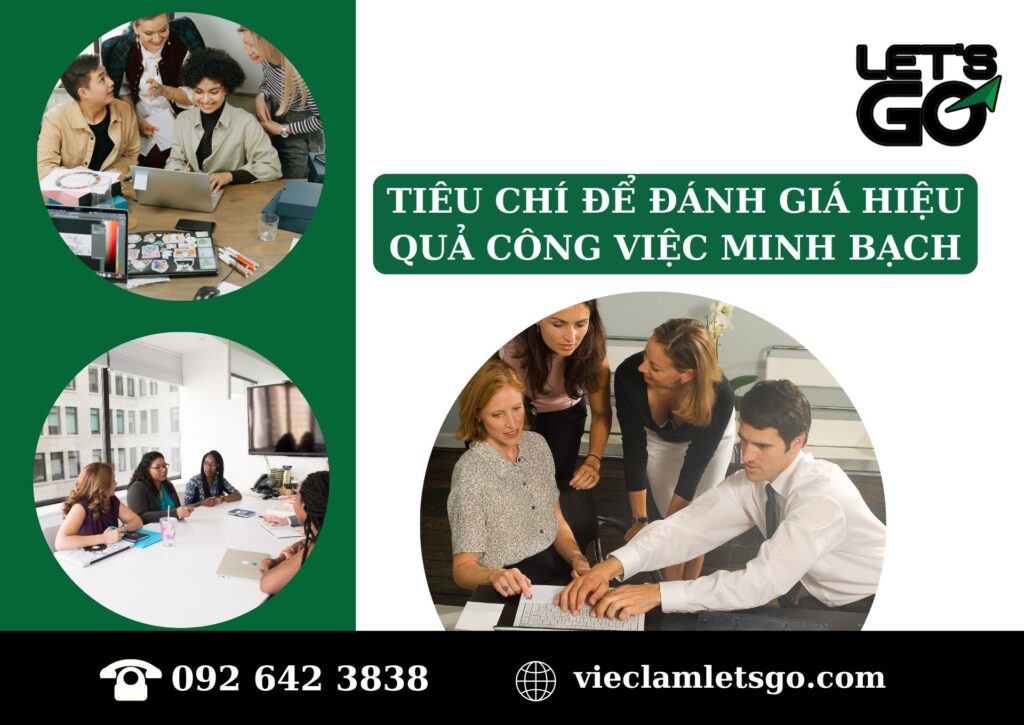Tiêu chí để đánh giá hiệu quả công việc minh bạch