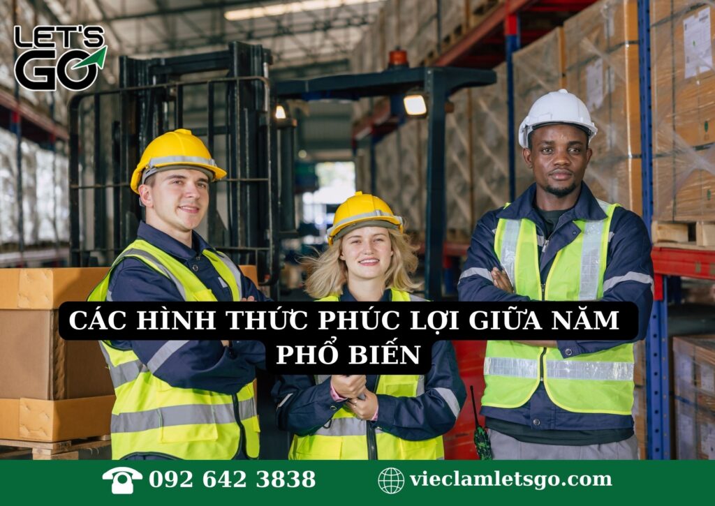 Các hình thức phúc lợi giữa năm phổ biến