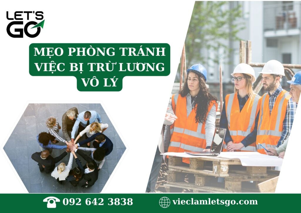 Mẹo phòng tránh việc bị trừ lương vô lý
