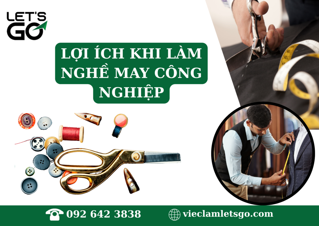 Lợi ích khi làm nghề may công nghiệp