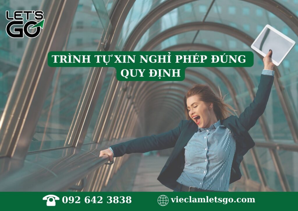 Trình tự xin nghỉ phép đúng quy định