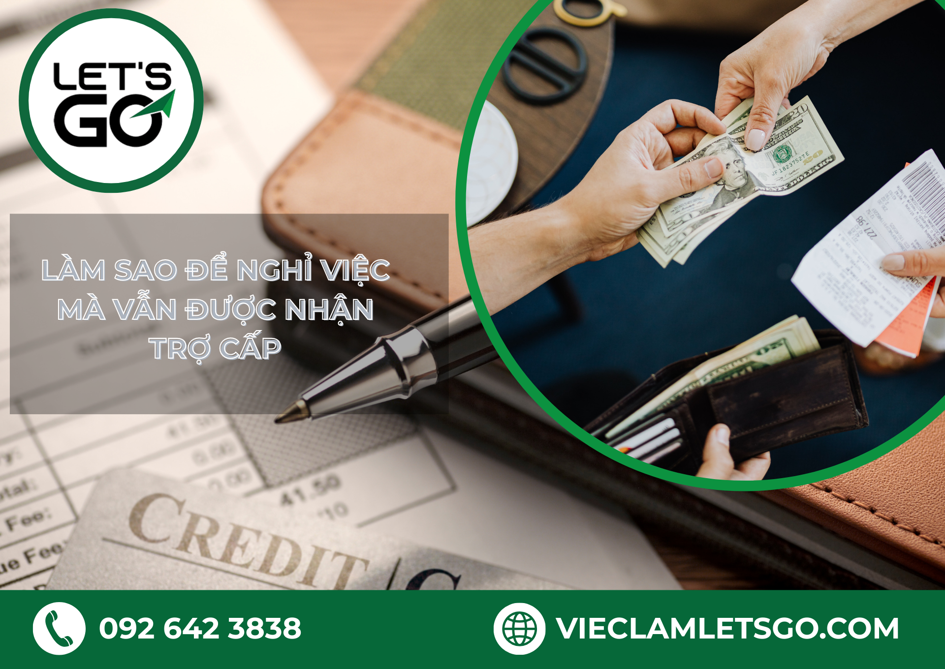 Làm sao để nghỉ việc mà vẫn được nhận trợ cấp