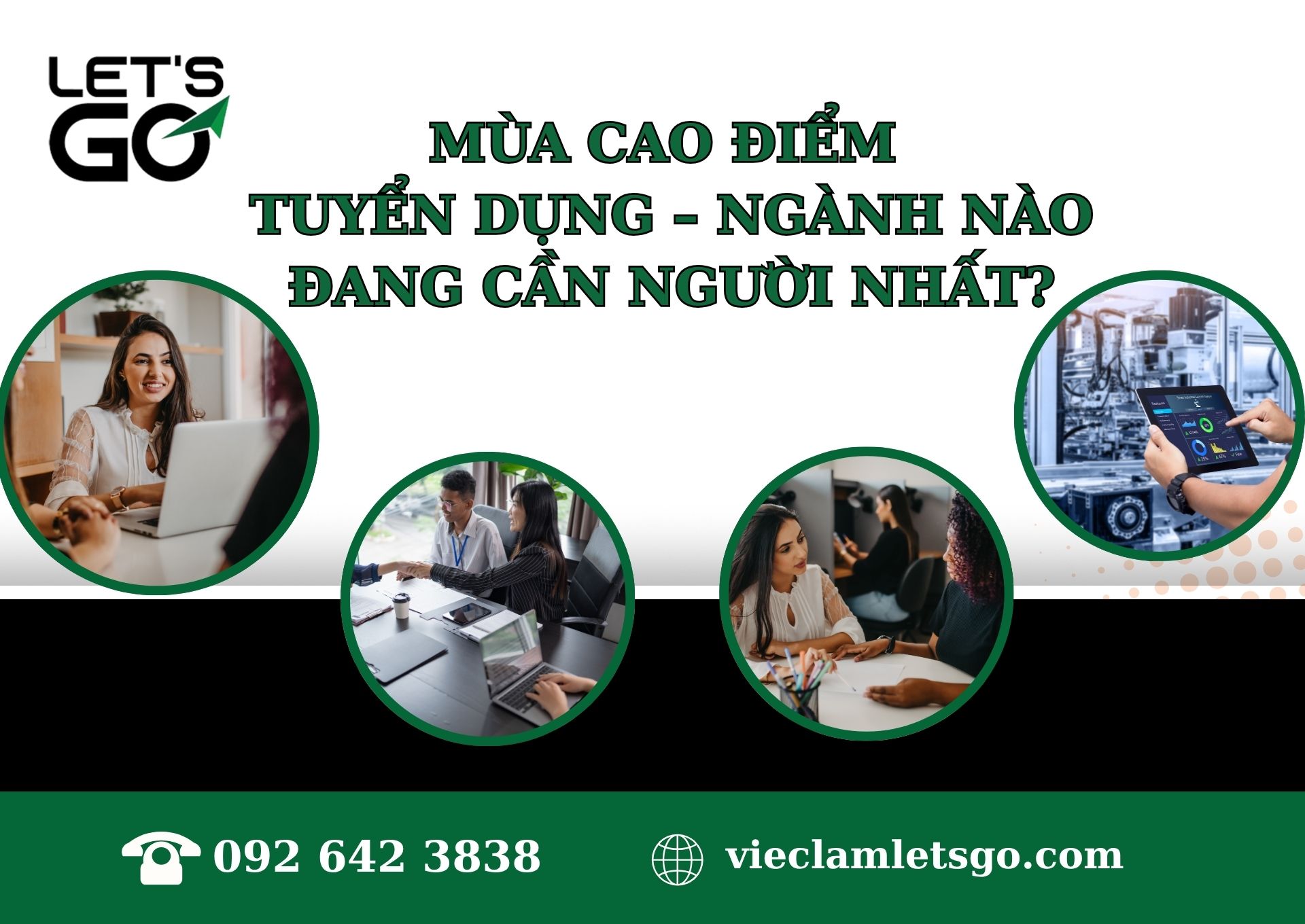 Mùa cao điểm tuyển dụng:  Ngành nghề cần tuyển người nhiều nhất