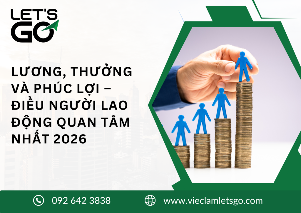 Lương, thưởng và phúc lợi – điều người lao động quan tâm nhất 2026