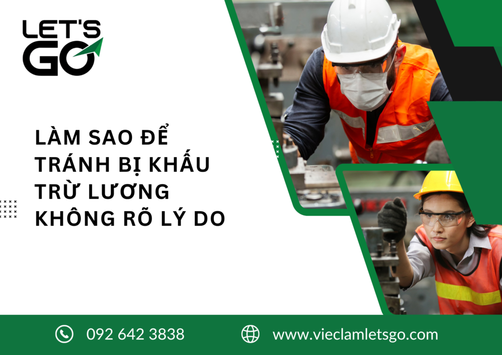 LÀM SAO ĐỂ TRÁNH BỊ KHẤU TRỪ LƯƠNG KHÔNG RÕ LÝ DO 2026