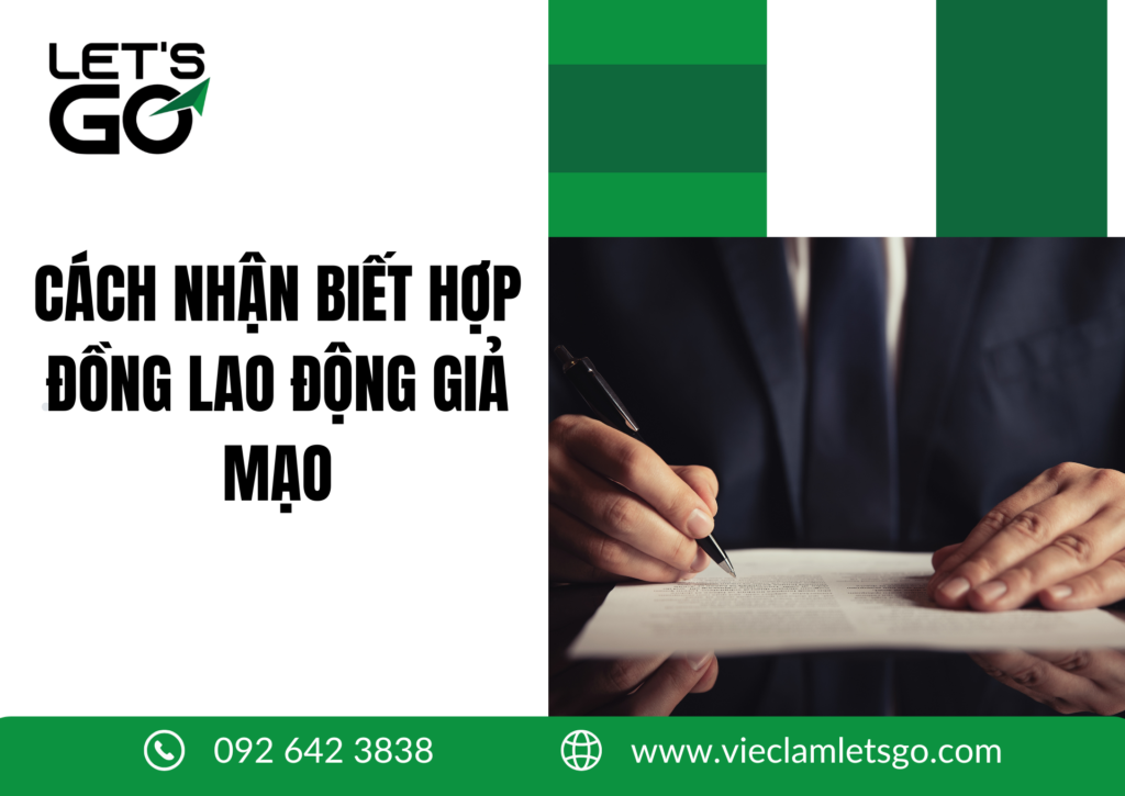 CÁCH NHẬN BIẾT HỢP ĐỒNG LAO ĐỘNG GIẢ MẠO 2026
