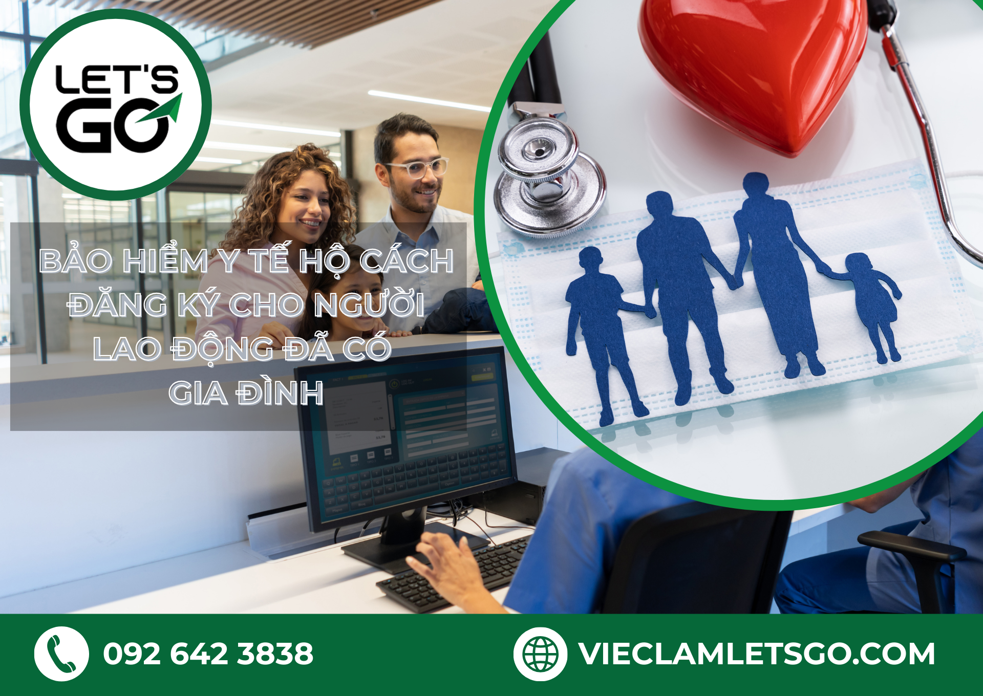 Bảo hiểm y tế hộ cách đăng ký cho người lao động đã có gia đình