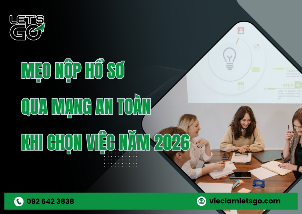 Mẹo nộp hồ sơ qua mạng an toàn khi chọn việc năm 2026