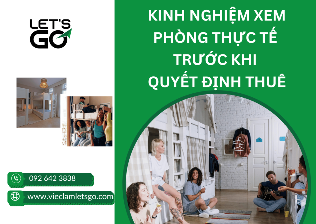 KINH NGHIỆM XEM PHÒNG THỰC TẾ TRƯỚC KHI QUYẾT ĐỊNH THUÊ
