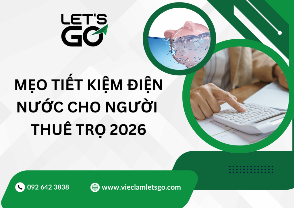 Mẹo tiết kiệm điện nước cho người thuê trọ 2026
