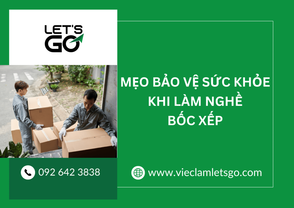 Mẹo bảo vệ sức khỏe khi làm nghề bốc xếp