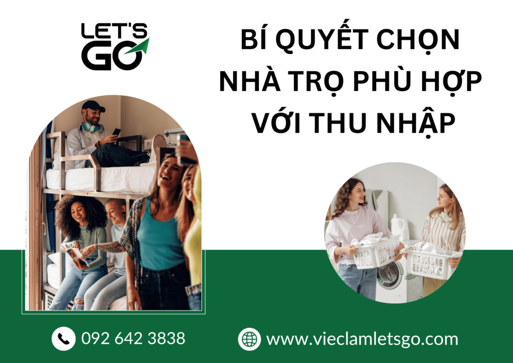 BÍ QUYẾT CHỌN NHÀ TRỌ PHÙ HỢP VỚI THU NHẬP