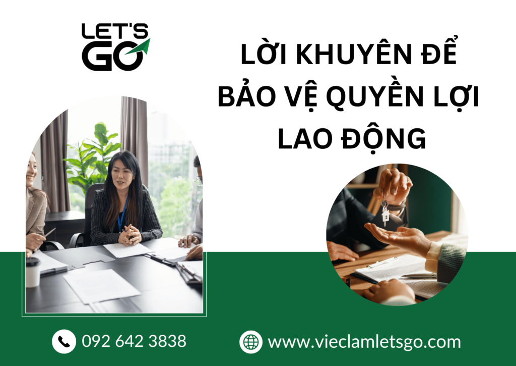 Lời khuyên để bảo vệ quyền lợi lao động