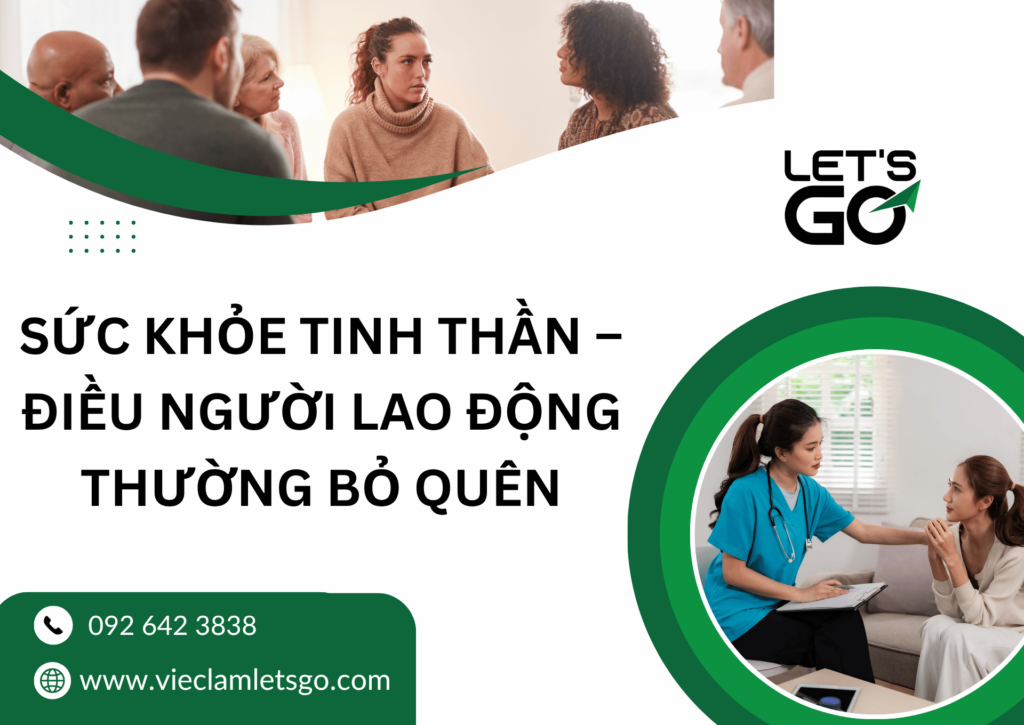 Sức khỏe tinh thần – điều người lao động thường bỏ quên