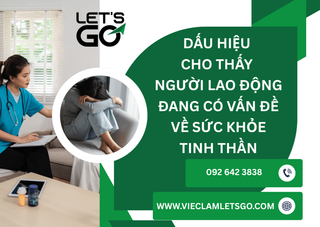 Dấu hiệu cho thấy người lao động đang có vấn đề về sức khỏe tinh thần