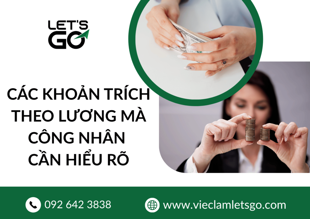 Các khoản trích theo lương mà công nhân cần hiểu rõ