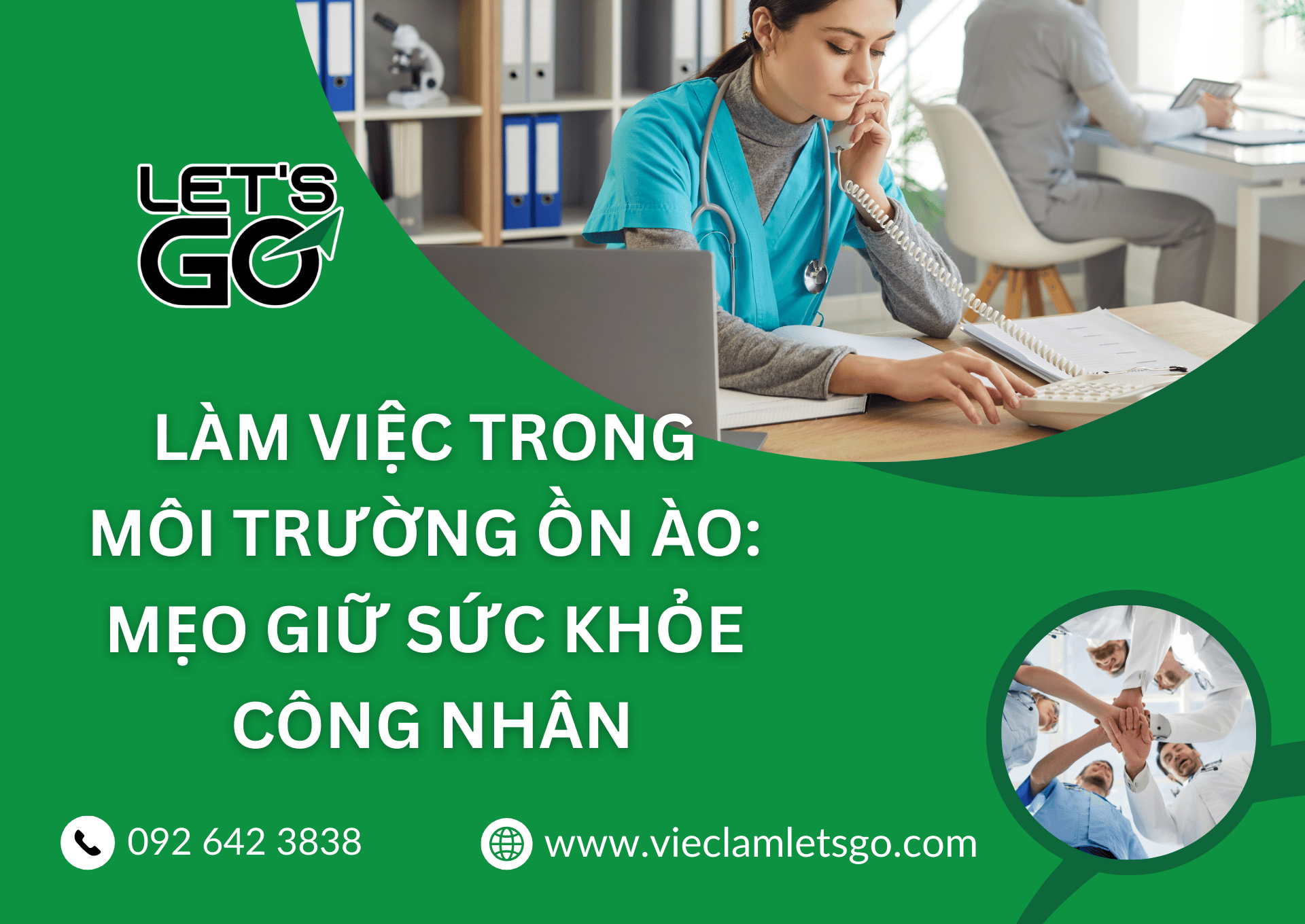 Làm việc trong môi trường ồn ào: Mẹo giữ sức khỏe công nhân