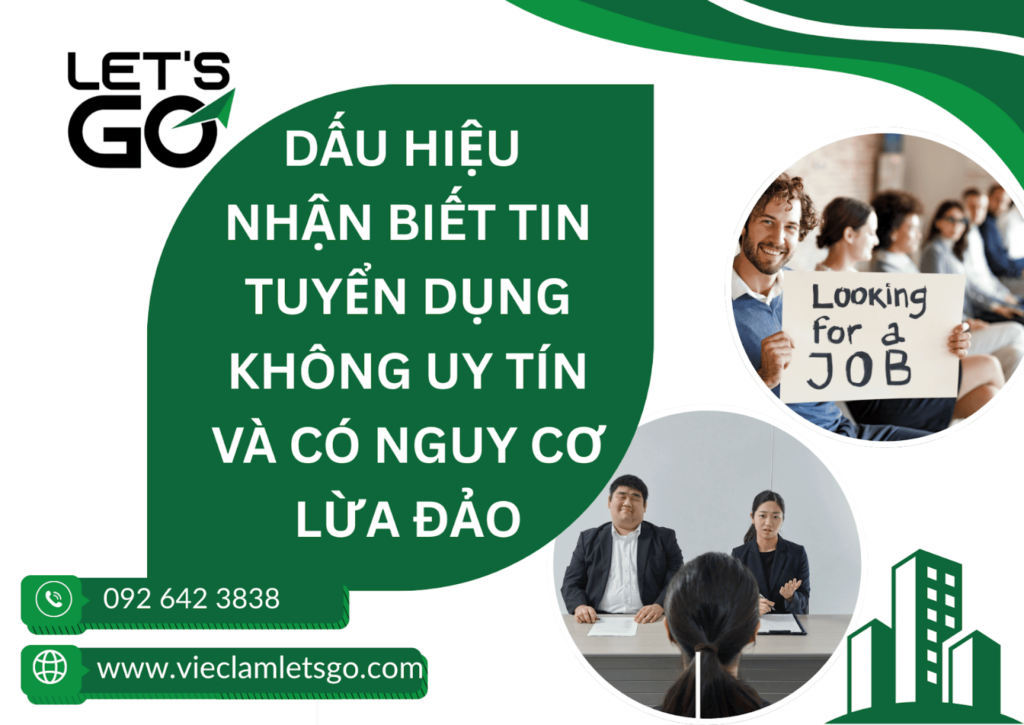 Dấu hiệu nhận biết tin tuyển dụng không uy tín và có nguy cơ lừa đảo