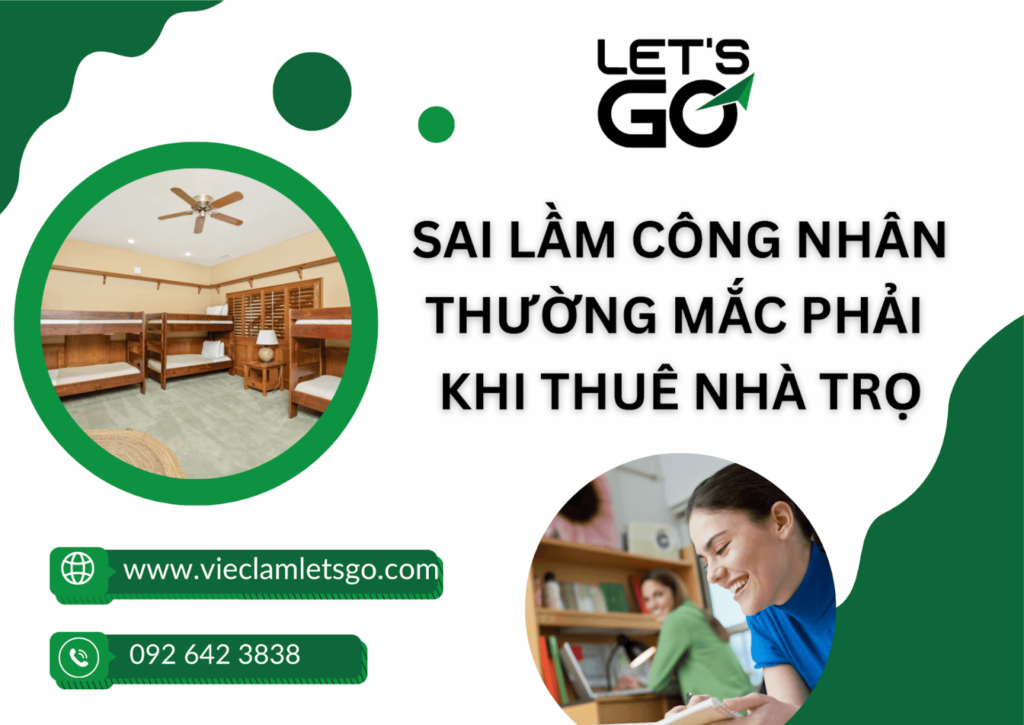 Sai lầm công nhân thường mắc phải khi thuê nhà trọ
