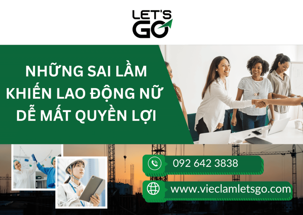 Những sai lầm khiến lao động nữ dễ mất quyền lợi