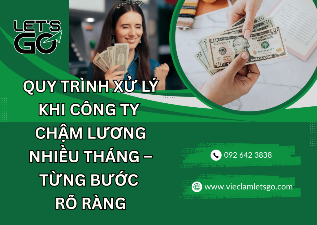 Quy trình xử lý khi công ty chậm lương nhiều tháng – từng bước rõ ràng