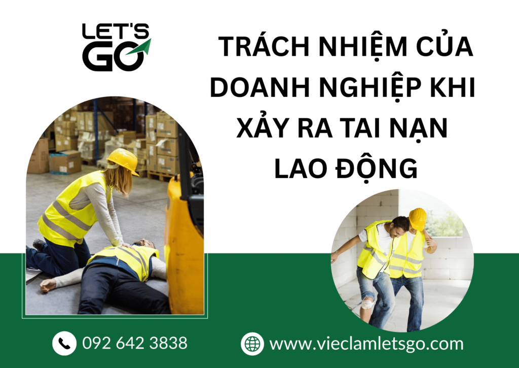 Trách nhiệm của doanh nghiệp khi xảy ra tai nạn lao động