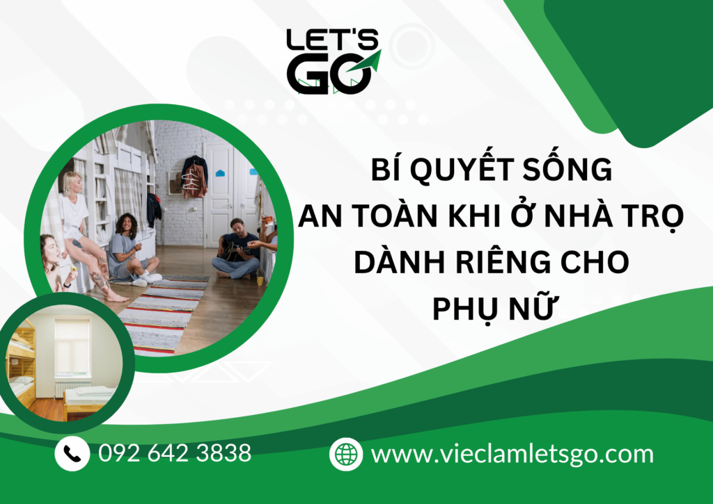 Bí quyết sống an toàn khi ở nhà trọ dành riêng cho phụ nữ