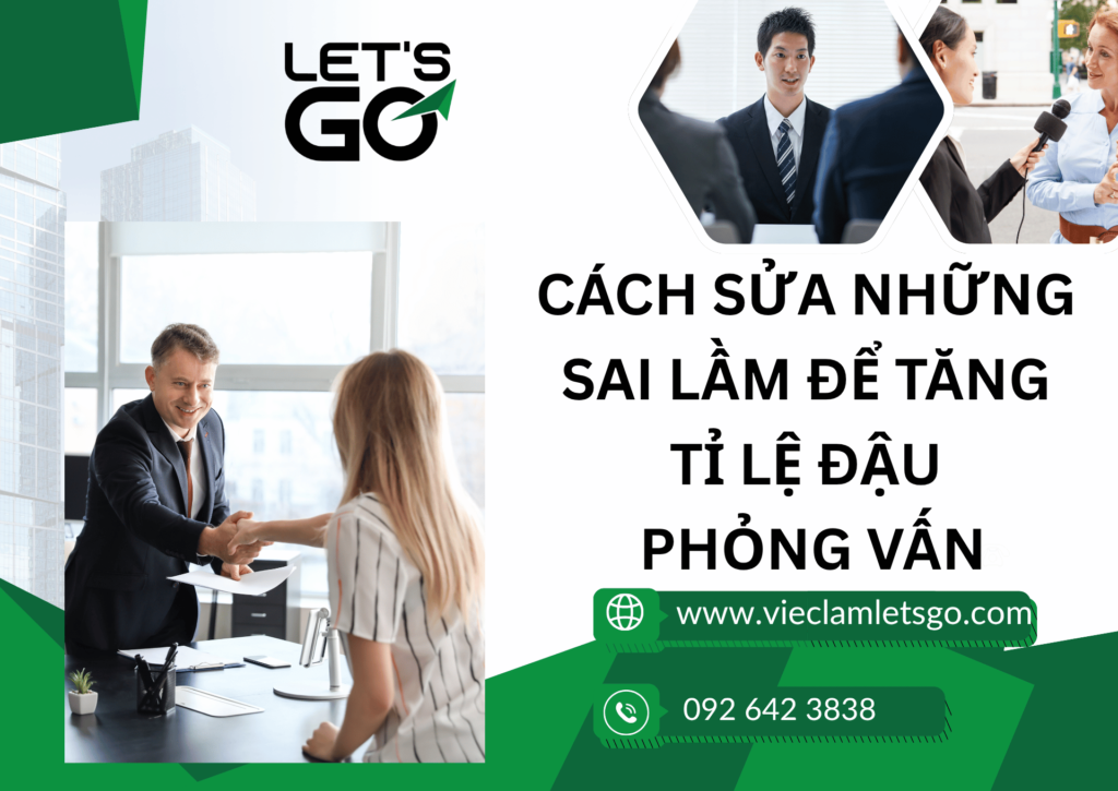 Các sửa chữa nhưng sai lầm để tăng tỷ lệ phỏng vấn