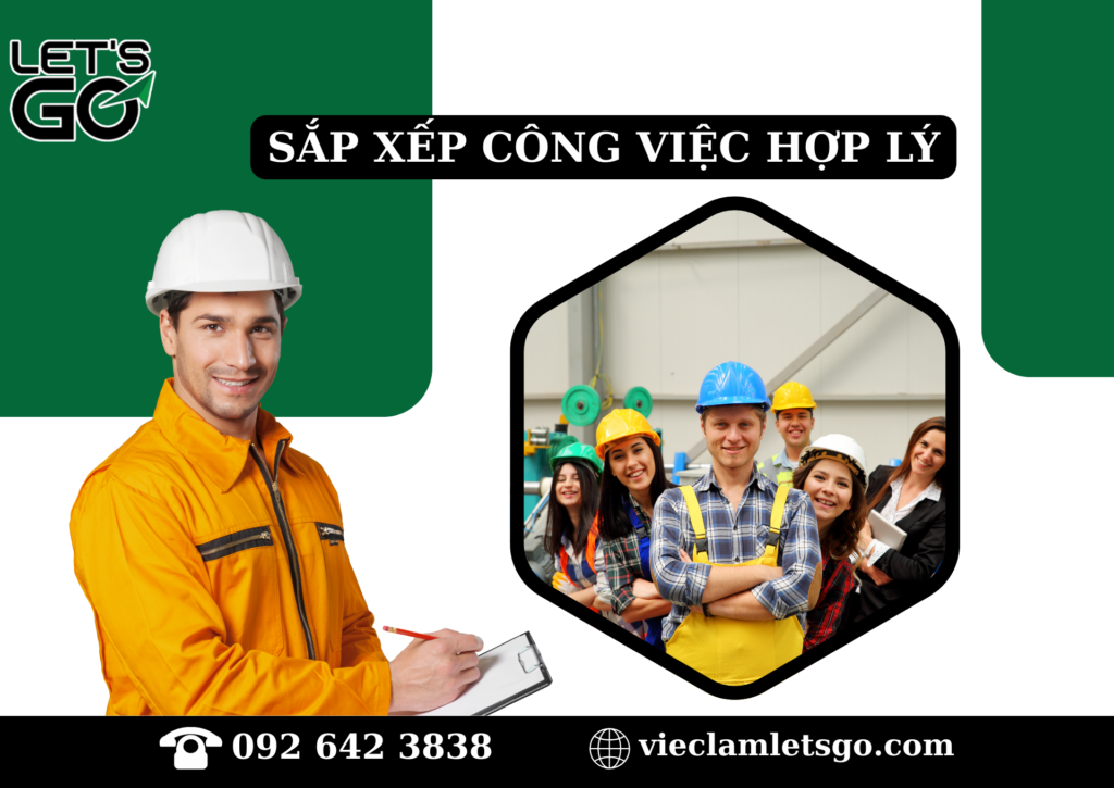 Sắp xếp công việc hợp lý để giảm stress