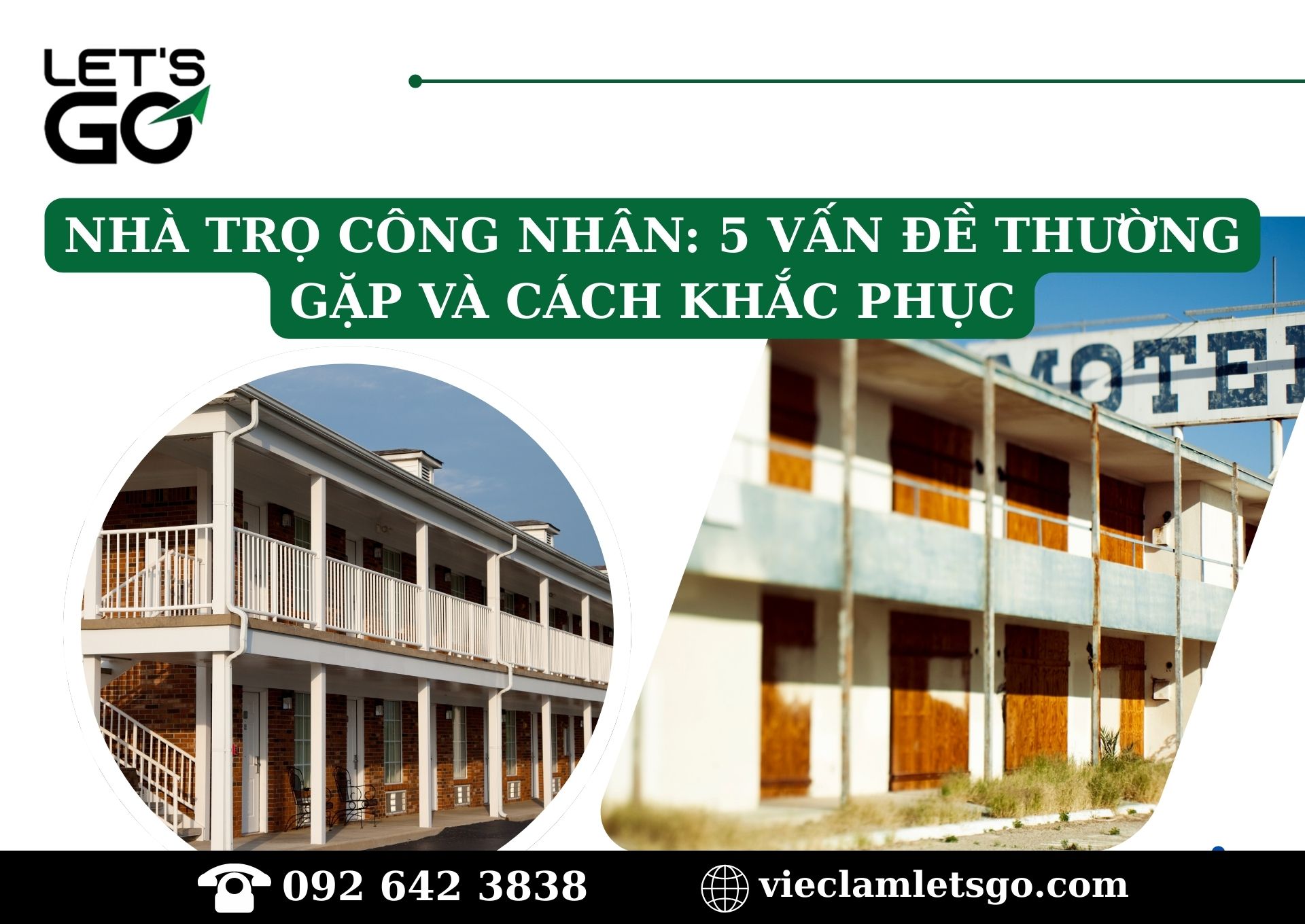 Nhà trọ công nhân: 5 vấn đề thường gặp và cách khắc phục