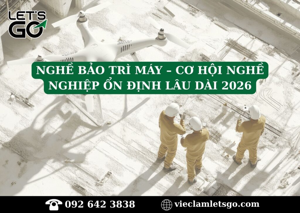 Nghề bảo trì máy – cơ hội nghề nghiệp ổn định lâu dài 2026