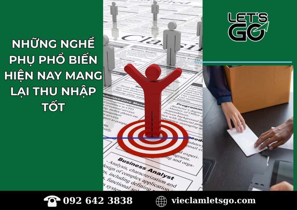 Những nghề phụ phổ biến hiện nay mang lại thu nhập tốt